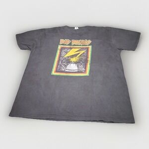 Bad Brains Vintage Graphic T-Shirt Faded Black Punk Rock Band Tee 2XL Hardcore
